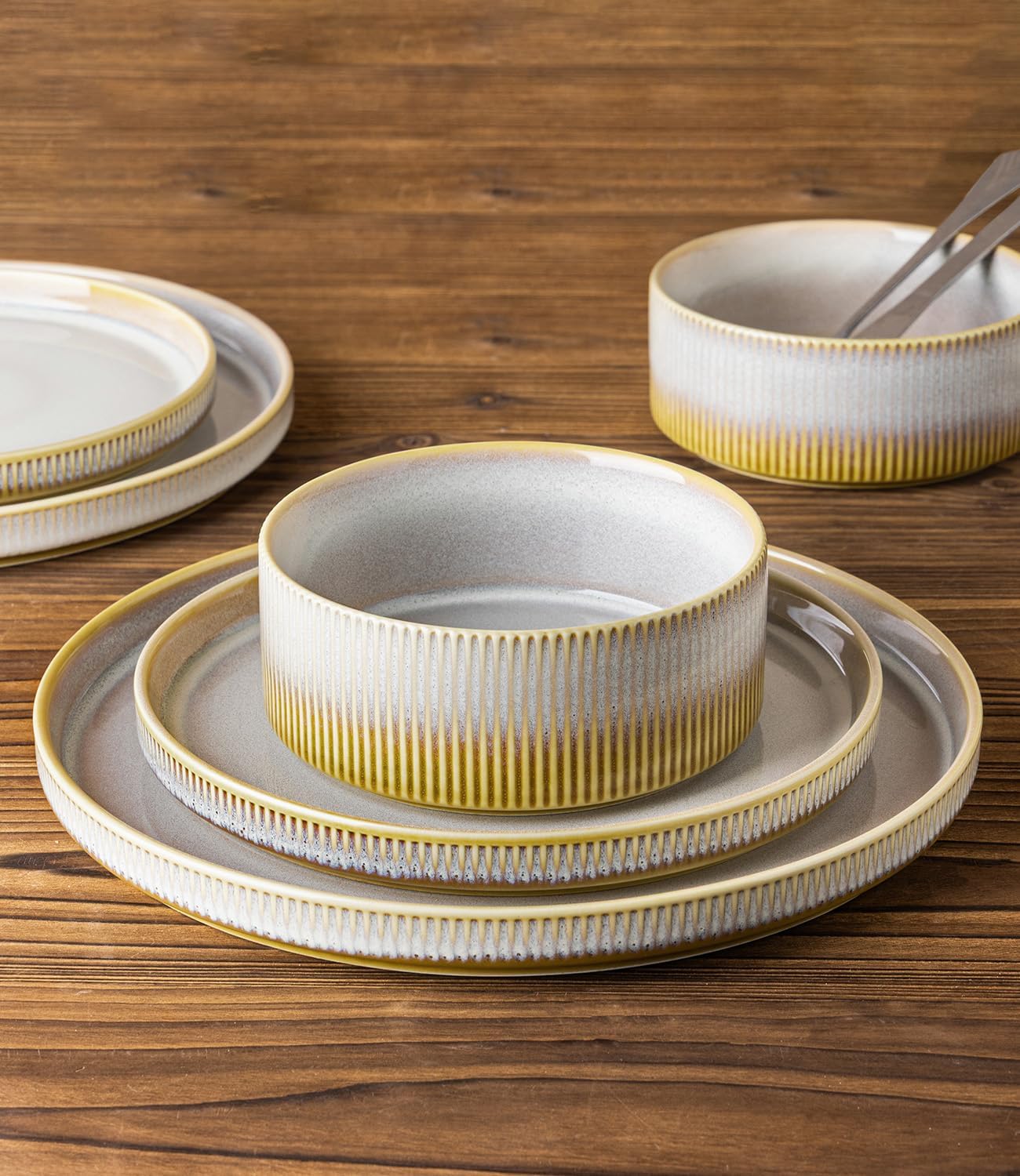 TheTerra 401 Dinnerware Sets for 4,Autumn Haze