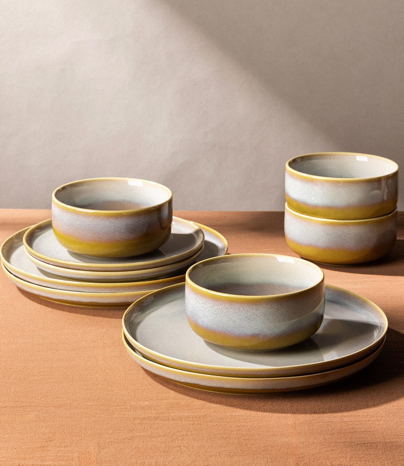 TheTerra 407  Dinnerware Sets for 4,Autumn Haze