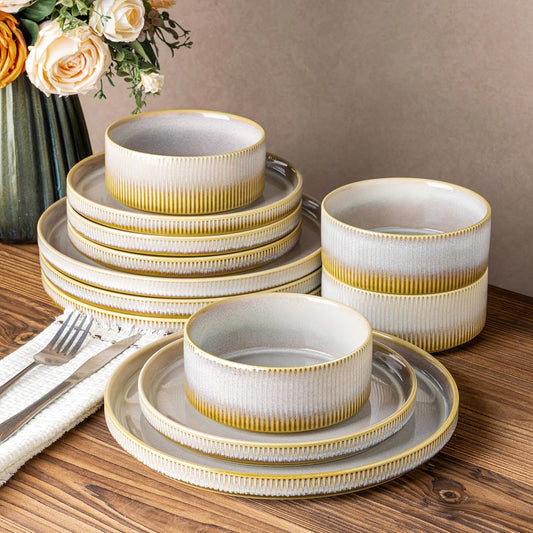 TheTerra 401 Dinnerware Sets for 4,Autumn Haze